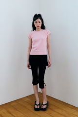 SWEAT SKIRT PANTS / BLACK