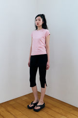 SWEAT SKIRT PANTS / BLACK