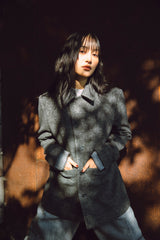 BLAZER COAT / GRAY