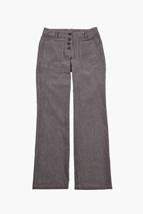 CORDUROY BOOTSCUT / BROWN GRAY