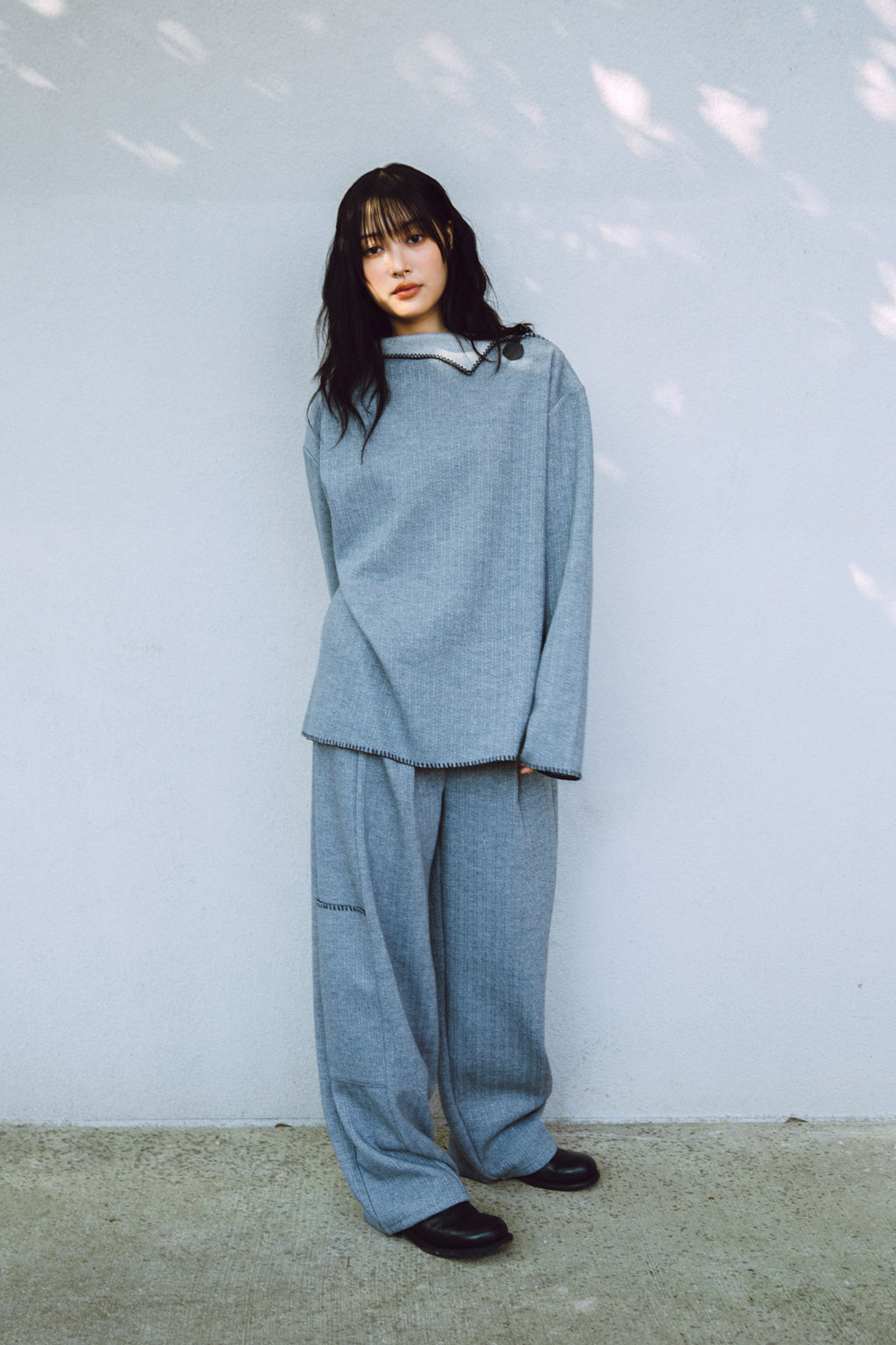 MELLOW KNIT PANTS / GRAY