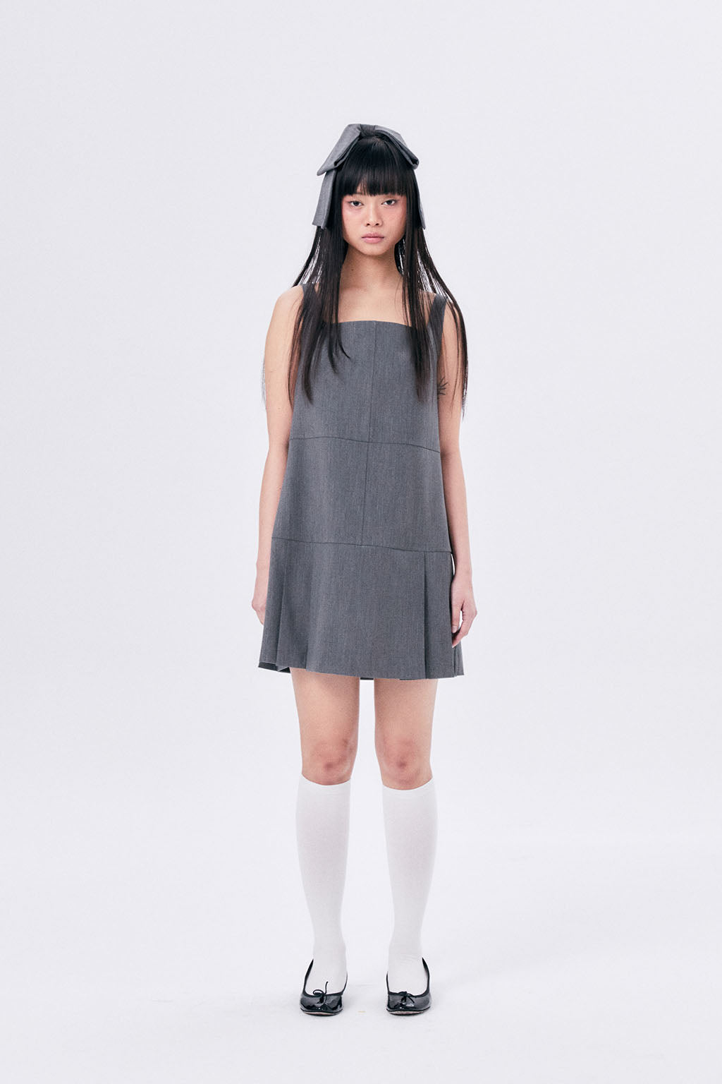 MINI SCHOOL DRESS / GRAY