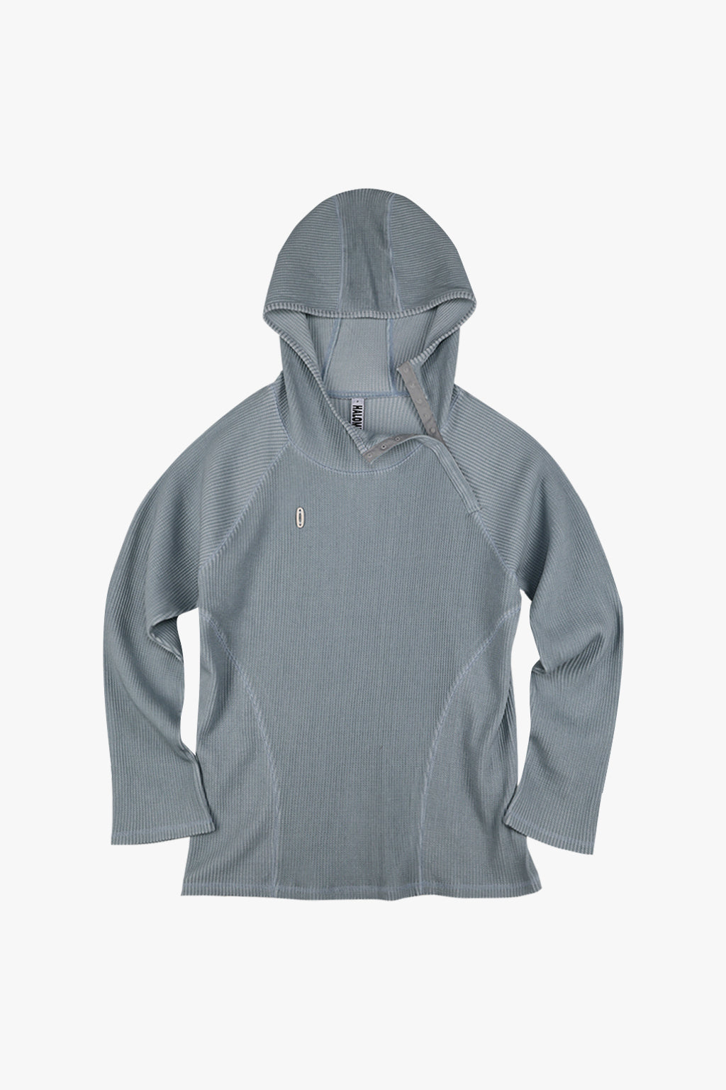 PIGMENT OVERSIZED WAFFLE HOODIE / BLUE