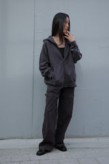 PIGMENT BUCKLE STRAPS PANTS / BROWN