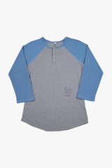 SLIM RAGLAN TEE / BLUE