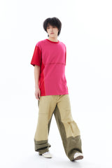 TRICOLOR TEE / RED