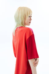 TRICOLOR TEE / RED