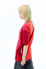 TRICOLOR TEE / RED