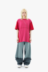 TRICOLOR TEE / RED
