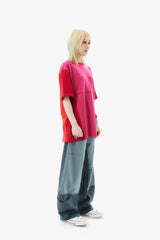 TRICOLOR TEE / RED